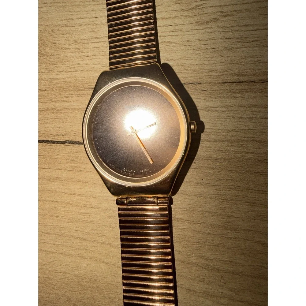 Swatch Skinelegance Polished Rose Gold Stainless Steel Case THIN